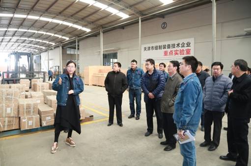 富怡快讯--热烈欢迎天津市政府质量工作考核组莅临天津宝盈考察指导 ！